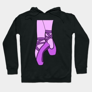 Purple pointe shoes Hoodie